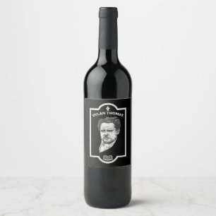 Étiquette Pour Bouteilles De Vin Dylan Thomas Welsh Poet
