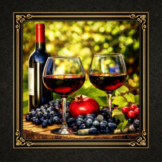 Étiquette Pour Bouteilles De Vin Élégance du vin et des récoltes