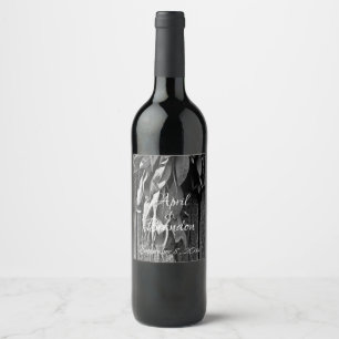 Étiquette Pour Bouteilles De Vin Élégant botanique Fraîchement Sage Barn-wood