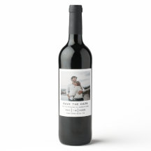 Élégant et Simple Mariage Moderne Enregistrer la D