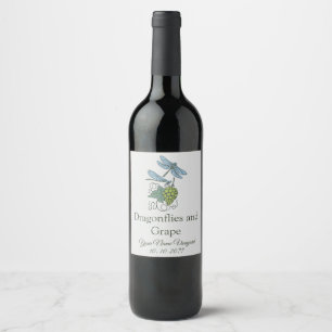 Étiquette Pour Bouteilles De Vin Élégant Étiquette de bouteille de vin personnalisé