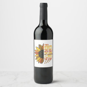 Étiquette Pour Bouteilles De Vin Elle S'Est Déchiré En Retour Je Suis La Tempête Dr
