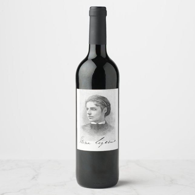 Étiquette Pour Bouteilles De Vin Emma Lazarus (Devant)