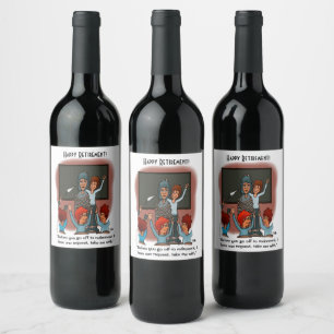 Étiquette Pour Bouteilles De Vin Emmenez-moi avec Combo Mug