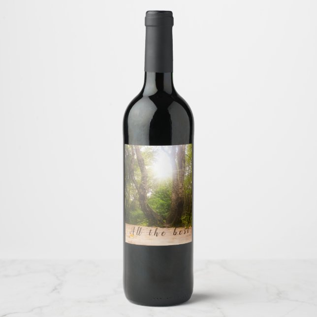 Étiquette Pour Bouteilles De Vin En route...    (Devant)