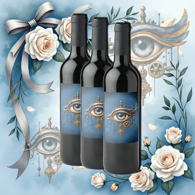 Étiquette Pour Bouteilles De Vin Ensemble d'étiquettes de nourriture et de boisson (Créateur téléchargé)