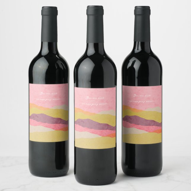 Étiquette Pour Bouteilles De Vin Ensemble d'étiquettes de nourriture et de boisson  (Bouteilles)
