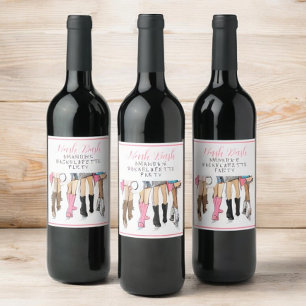 Étiquette Pour Bouteilles De Vin Enterrement de vie de jeune fille à Nashville dess