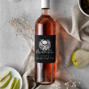 Étiquette Pour Bouteilles De Vin Enterrement de vie de jeune fille Roses florales C