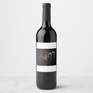 Étiquette Pour Bouteilles De Vin Escalier gothique