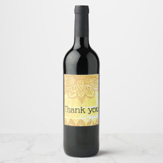 Étiquette Pour Bouteilles De Vin étiquette bouteille de vin Merci