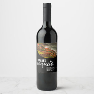 Étiquette Pour Bouteilles De Vin Étiquette de bouteille Coquito de Porto Rico Islan