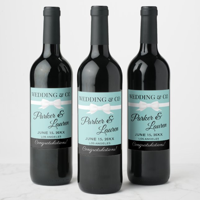 Étiquette Pour Bouteilles De Vin Étiquette de bouteille de boisson de mariage inspi (Bouteilles)