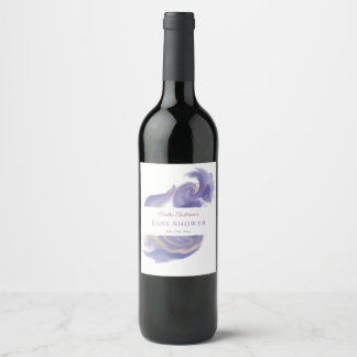 Étiquette Pour Bouteilles De Vin Étiquette de bouteille de vin abstrait aquarelle l