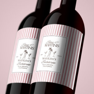 Étiquette Pour Bouteilles De Vin Étiquette de bouteille de vin Enterrement de vie d