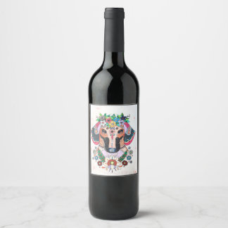 Étiquette Pour Bouteilles De Vin Étiquette de bouteilles de vin Dachshund