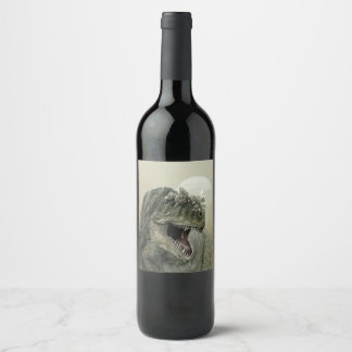 Étiquette Pour Bouteilles De Vin Étiquette de bouteilles de vin Dinosaur