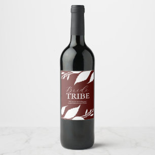 Étiquette Pour Bouteilles De Vin Étiquette de la proposition de la Bridesmaid de Bo