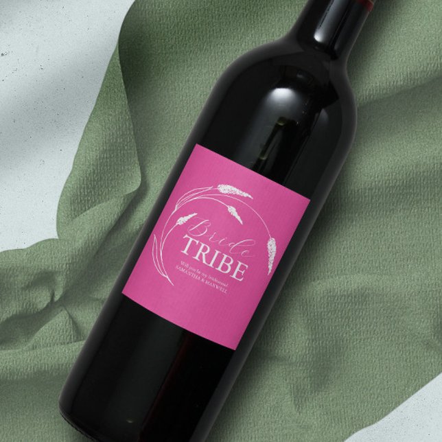 Étiquette Pour Bouteilles De Vin Étiquette de la proposition de servante d'informat (Créateur téléchargé)