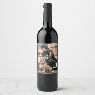 Étiquette Pour Bouteilles De Vin Étiquette de nourriture et de boissons avec Moose 
