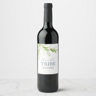 Étiquette Pour Bouteilles De Vin Étiquette de proposition d'aide d'entretien de cou