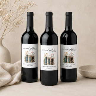 Étiquette Pour Bouteilles De Vin Étiquette de remerciement pour cadeau de fête prén
