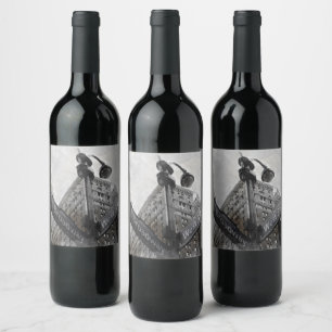 Étiquette Pour Bouteilles De Vin Étiquette de vin Broadway & Wall Street NYC - Vint