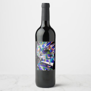 Étiquette Pour Bouteilles De Vin Étiquette de vin d'aigle