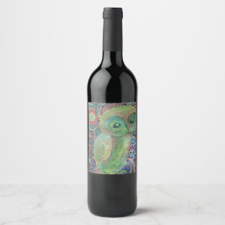 Étiquette Pour Bouteilles De Vin étiquette de vin de hibou
