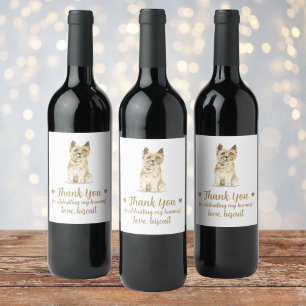 Étiquette Pour Bouteilles De Vin Étiquette de vin de mariage personnalisée pour chi
