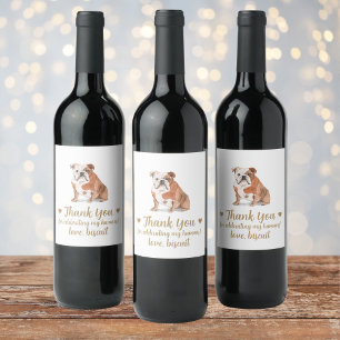 Étiquette Pour Bouteilles De Vin Étiquette de vin de mariage personnalisée pour chi