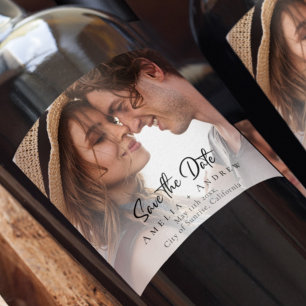 Étiquette Pour Bouteilles De Vin Étiquette de vin minimaliste pour faire-part de ma