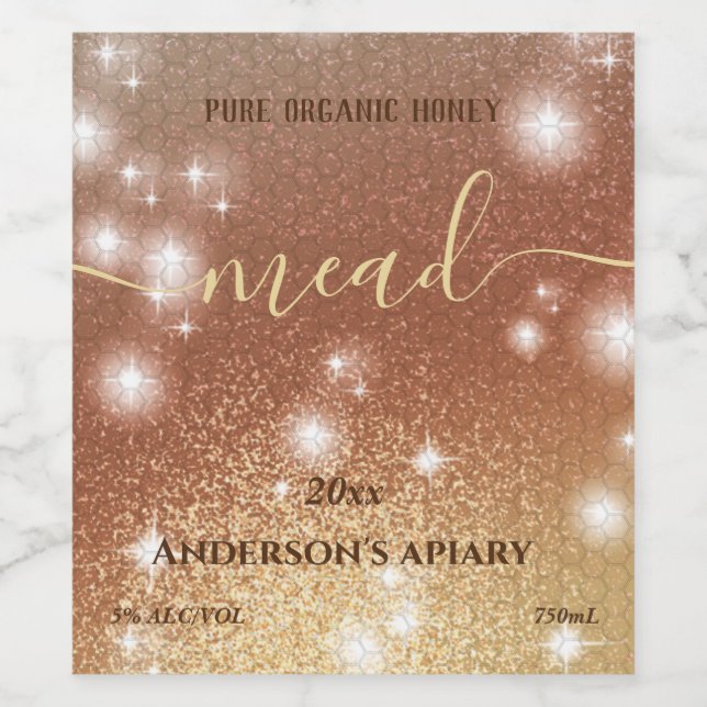 Étiquette Pour Bouteilles De Vin Étiquette de vin moelleux moelleux moderne (Étiquettes simples)