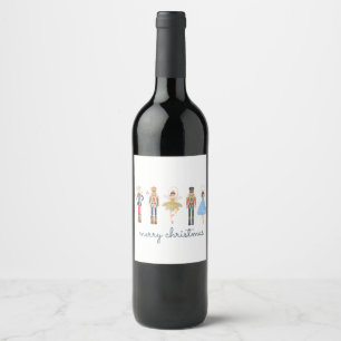 Étiquette Pour Bouteilles De Vin Étiquette de vin Nutcracker