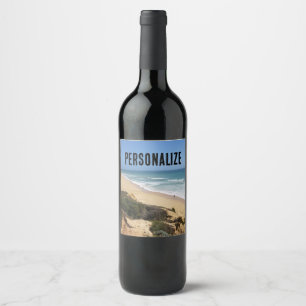 Étiquette Pour Bouteilles De Vin Étiquette de vin personnalisé portugais
