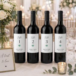 Étiquette Pour Bouteilles De Vin Étiquette de vin personnalisée Cadeau de mariage