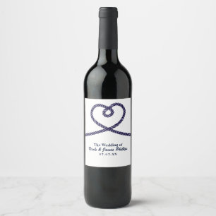 Étiquette Pour Bouteilles De Vin Étiquette de vin personnalisée pour mariage avec c