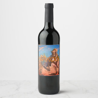 Étiquette Pour Bouteilles De Vin Étiquette de vin Rodéo