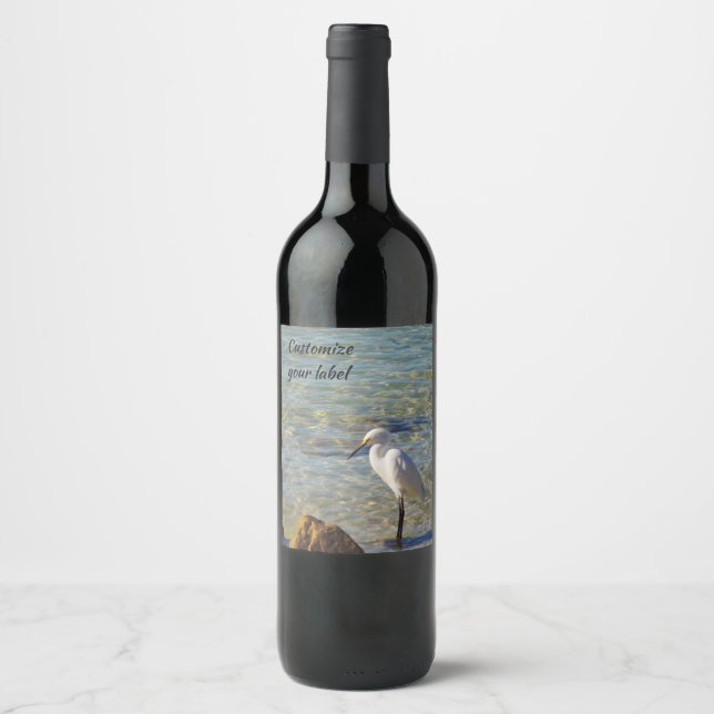 Étiquette Pour Bouteilles De Vin Étiquette de vins de mer (Devant)