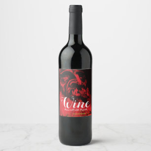 Étiquette Pour Bouteilles De Vin Étiquette du vin de Krampus