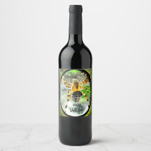 Étiquette Pour Bouteilles De Vin Étiquette fait sur commande de bouteille de vin d