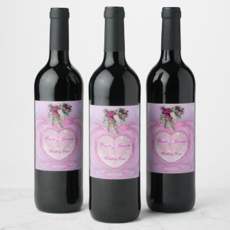 Étiquette Pour Bouteilles De Vin Étiquette Favor de mariage