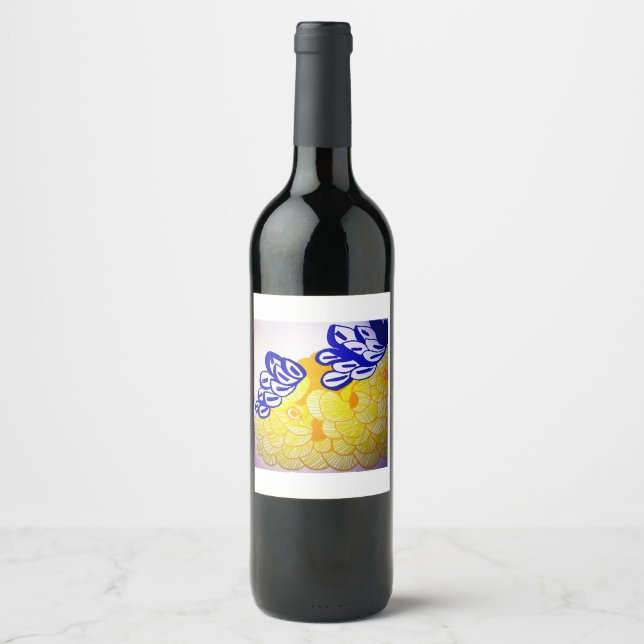 ÉTIQUETTE POUR BOUTEILLES DE VIN ÉTIQUETTE VIN (Devant)