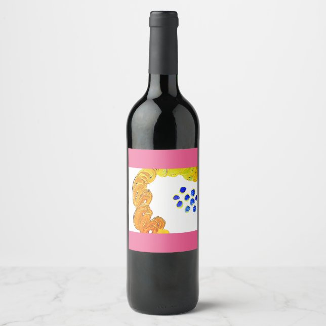 ÉTIQUETTE POUR BOUTEILLES DE VIN ÉTIQUETTE VIN (Devant)