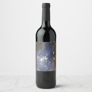 Étiquette Pour Bouteilles De Vin Étoiles de diamant en Carina Nebula Hubble Space