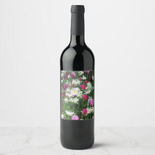 Étiquette Pour Bouteilles De Vin Falln Romantique Printemps matin