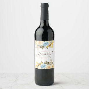 Étiquette Pour Bouteilles De Vin Fête de Mariage de l'Abeille