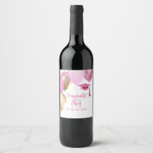 Fête de remise de diplôme personnalisée rose pour 