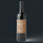 Étiquette Pour Bouteilles De Vin Fête Rustique du chocolat d'automne<br><div class="desc">Ces étiquettes amusants de bouteilles de vin seront la touche parfaite pour votre fête. Faites le parfait remerciement ou cadeau de réchauffement de la maison, personnalisez comme vous le choisissez, juste une autre façon d'ajouter une touche spéciale à votre fête. Recherchez la coordination du sac cadeau et de la boîte...</div>