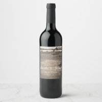 Ficelle de mariage de grange de bois rustique pers